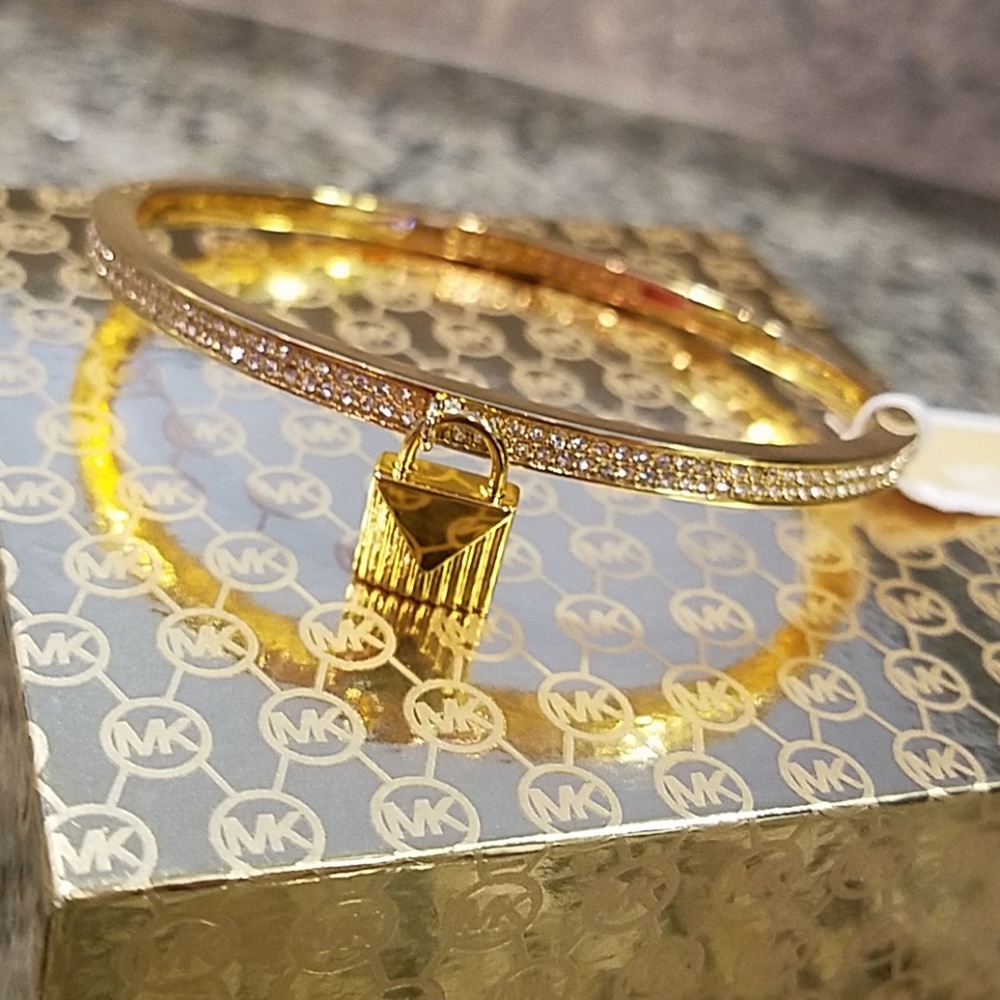 MK gold bracelet